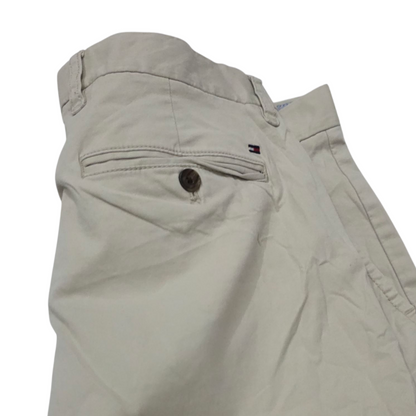 Pantalon Tommy Hilfiger 33x32 Custom Fit Beige