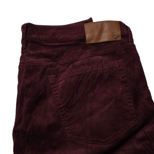 Pantalon Vineyard Vines 35X32 Recto Pana vino