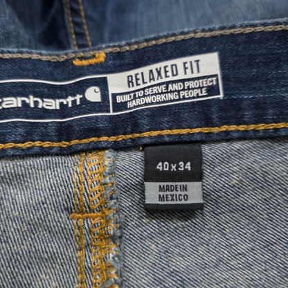 Pantalon Carhartt Relaxed Fit 40x34 Azul