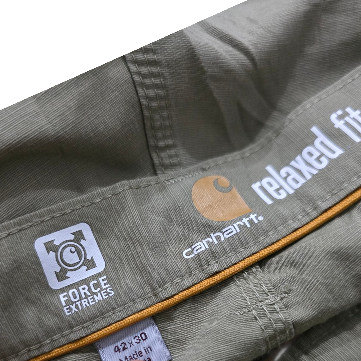Pantalon Convertible Relaxed Fit Carhartt 42x30 Verde