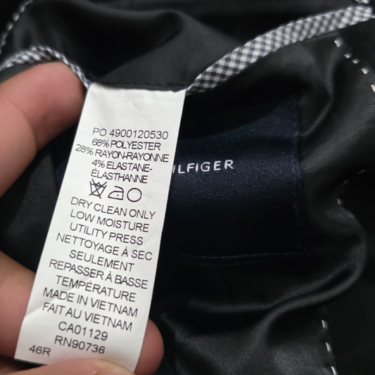Saco Tommy Hilfiger 46r Negro