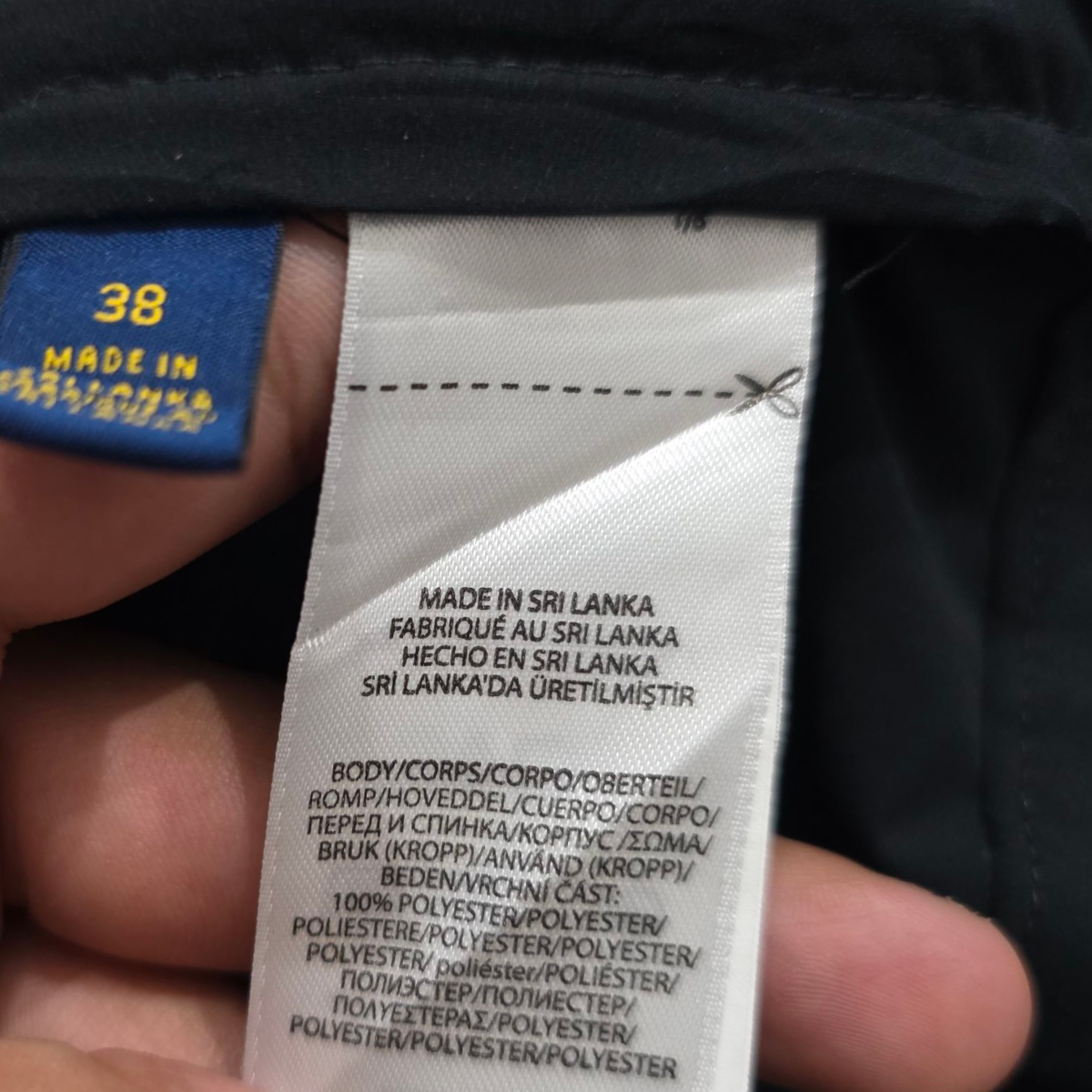Bermuda Ralph Lauren Talla 38 Negro