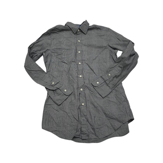 Camisa Ralph Lauren Chico S Blanco Y Negro Classic Fit