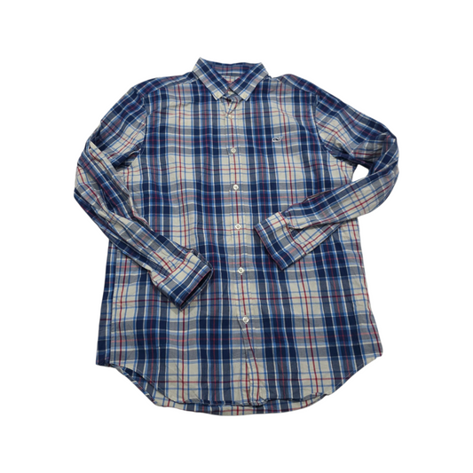 Camisa Vineyard Vines Whale Shirt Mediana M Cuadro Azul