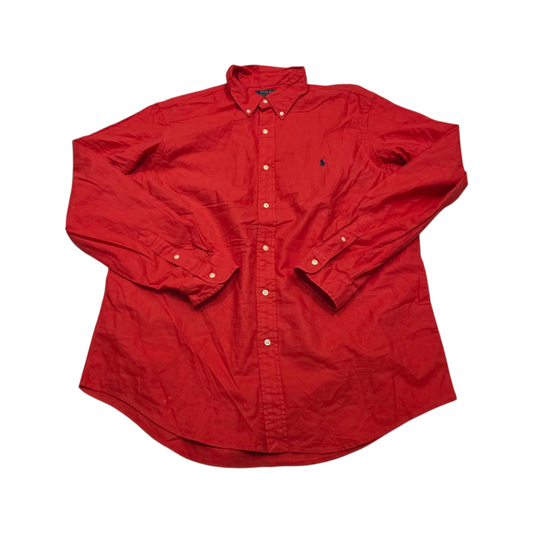 Camisa Classic Fit Ralph Lauren Xgrande Xl Rojo