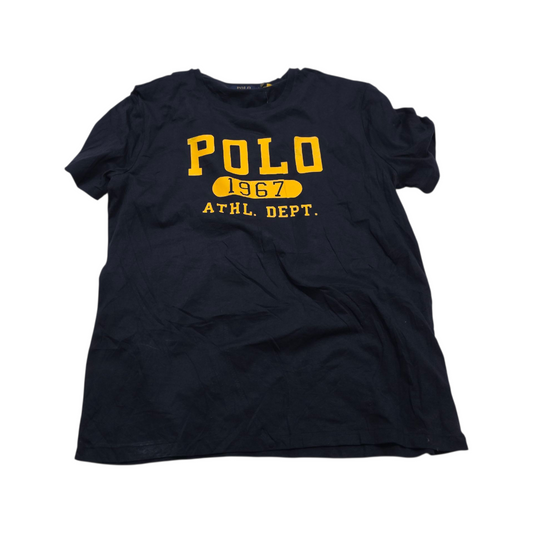 Playera Ralph Lauren Grande L Azul Letras
