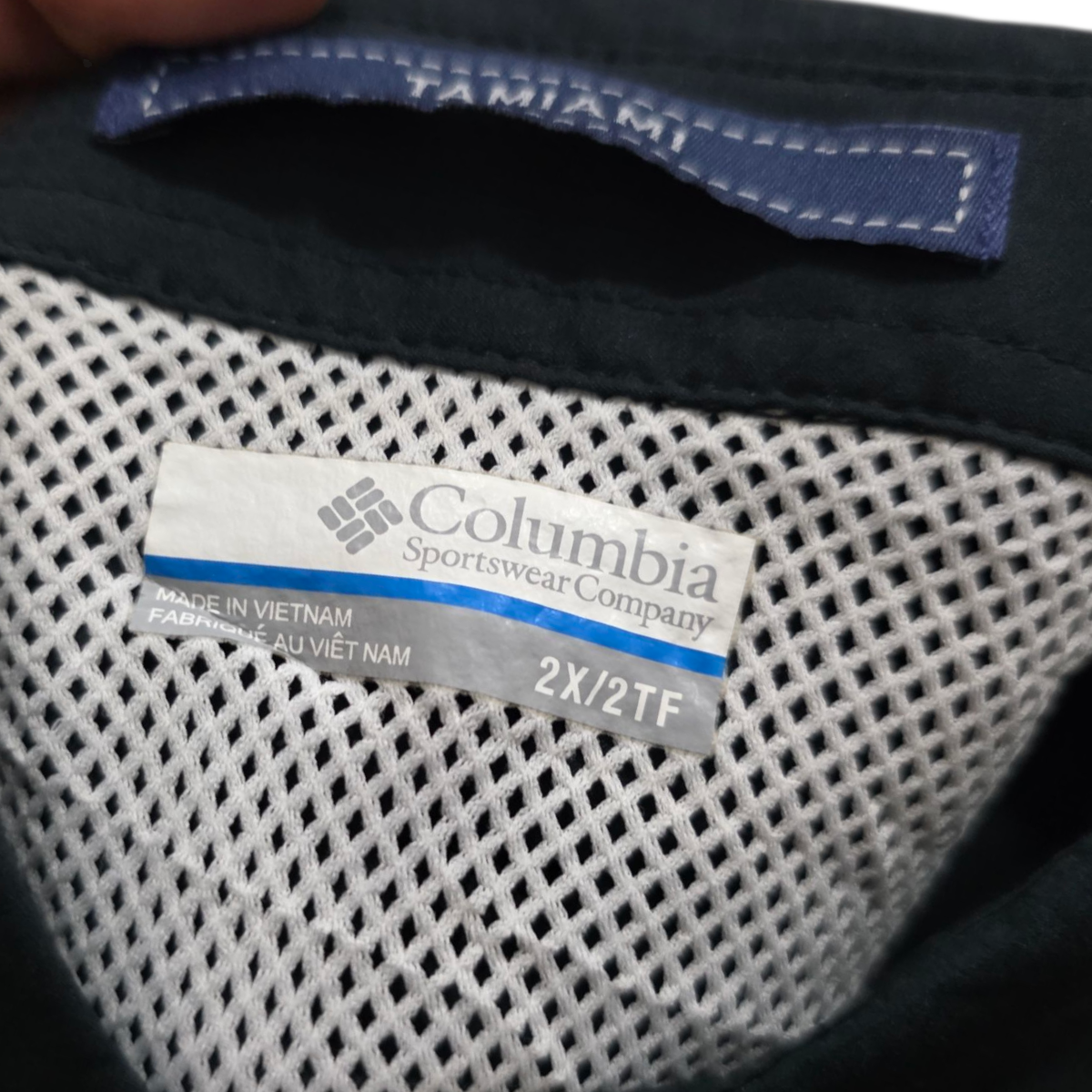 Camisa Manga Corta Columbia 2x Negro