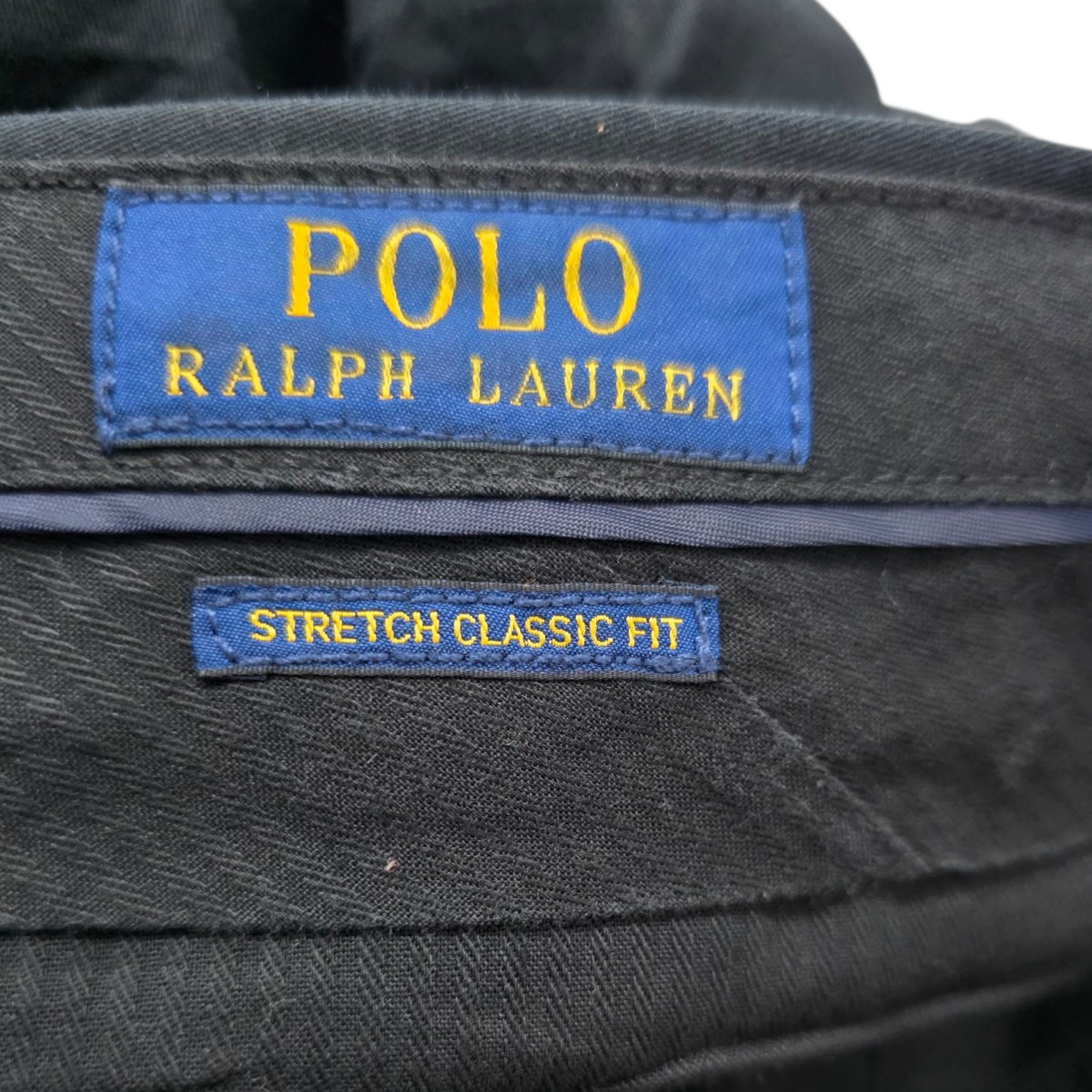 Pantalon Ralph Lauren 30x30 Negro Casual Stretch Classis Fit