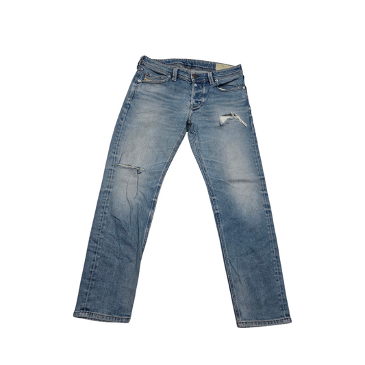 Pantalon Diesel 31 Azul Claro Recto