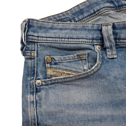 Pantalon Diesel 31 Azul Claro Recto