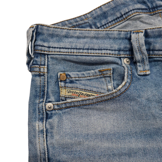 Pantalon Diesel 31 Azul Claro Recto