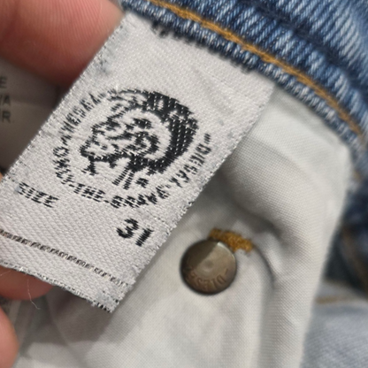 Pantalon Diesel 31 Azul Claro Recto