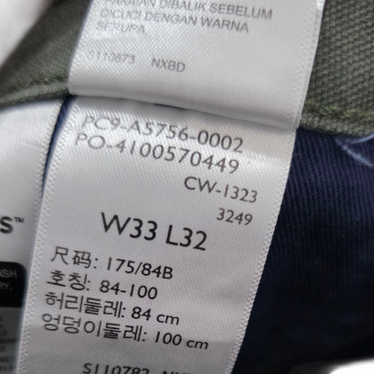 Pantalon Levis 565 33x32 Workwear Verde