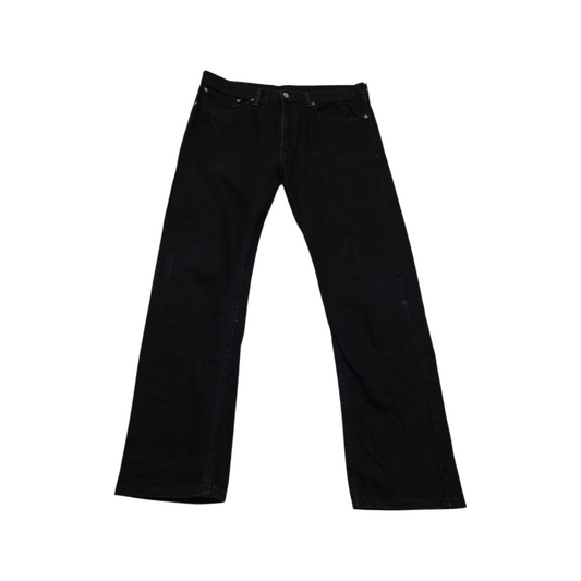 Pantalon Recto Levis 505 34x32 Negro Deslavado