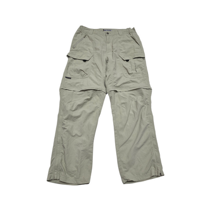 Pantalon Convertible Columbia Talla 34 Beige