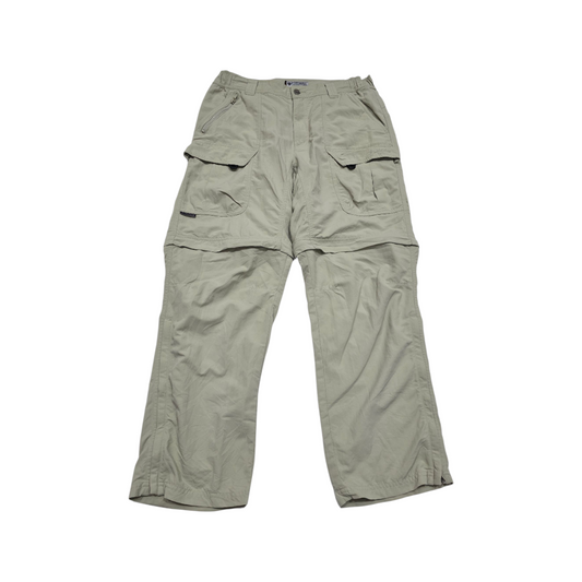 Pantalon Convertible Columbia Talla 34 Beige
