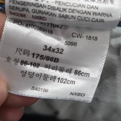 Pantalon Slimfit Levis 511 34x32 Azul Oscuro