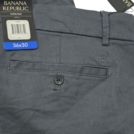 Pantalon Recto Banana Republic 36x30 Gris