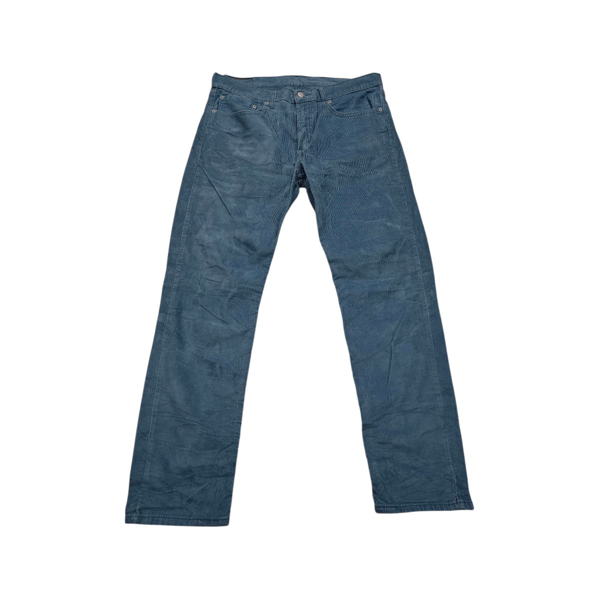Pantalon Recto Levis 502 36x34 Azul Metálico Pana
