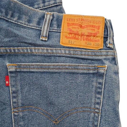 Pantalon Bota Levis 517 38x30 Azul (Usado)