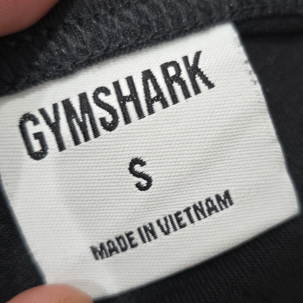 Playera Sin Mangas Gymshark Chico S Negro