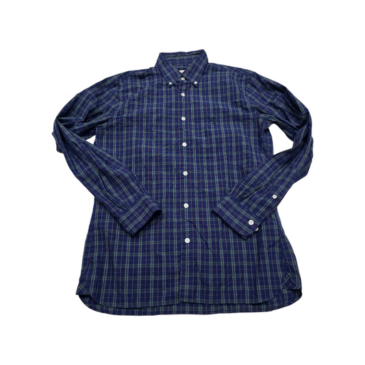 Camisa Brooks Brothers Chico S Cuadros Azul