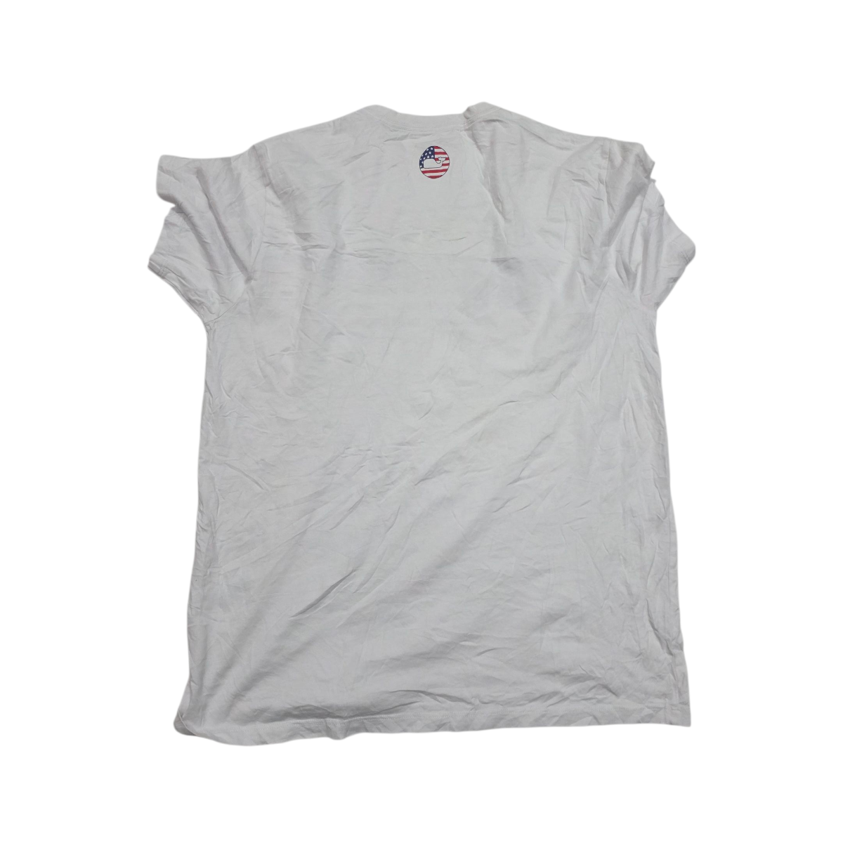 Playera Vineyard Vines Mediana M Blanca Letras Bandera