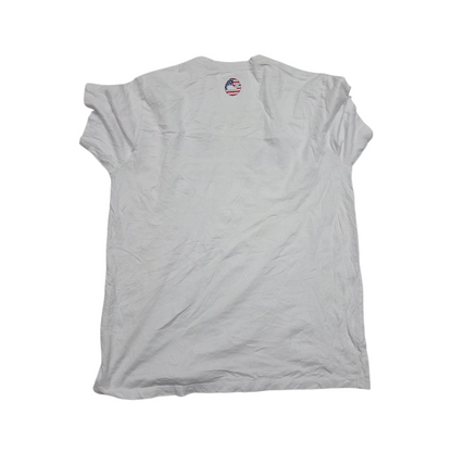 Playera Vineyard Vines Mediana M Blanca Letras Bandera