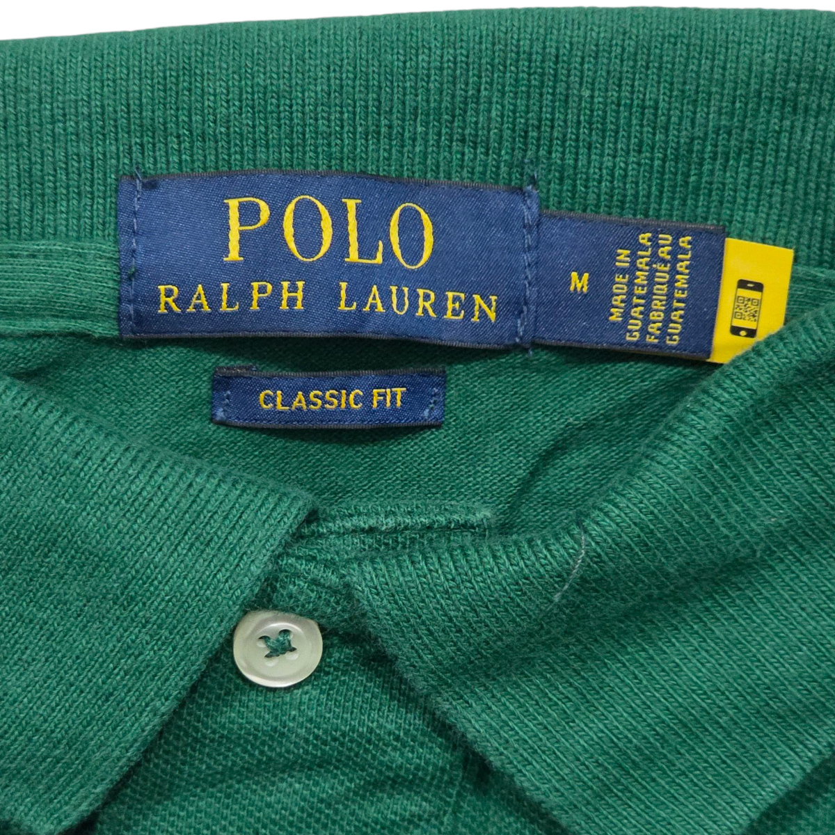 Playera Polo Ralph Lauren Mediana M Verde Pony Gris