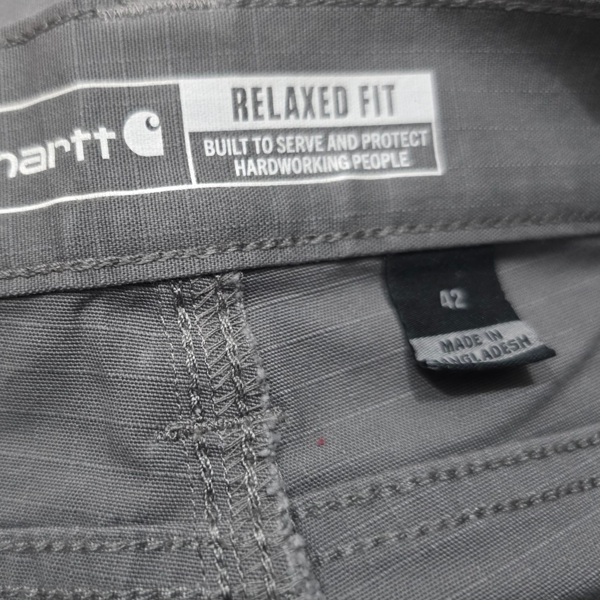 Bermuda Cargo Relaxed Fit Carhartt Talla 42 Gris