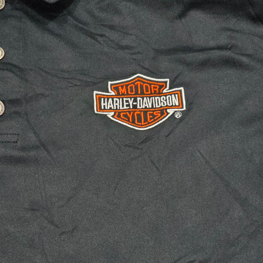 Playera Polo Harley Davidson 3x Negro