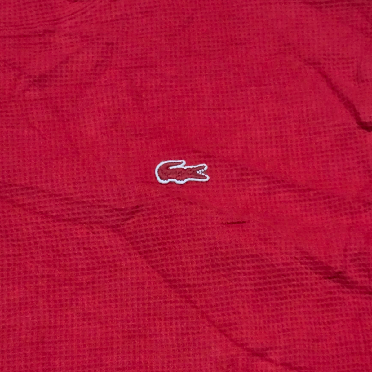 Playera Manga Larga Lacoste Xgrande Xl Rojo