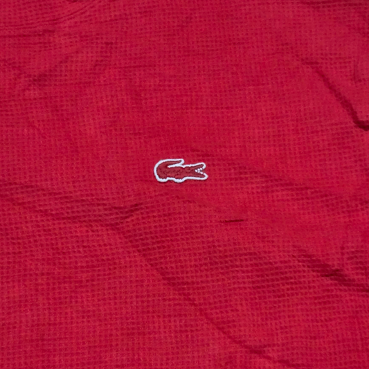 Playera Manga Larga Lacoste Xgrande Xl Rojo