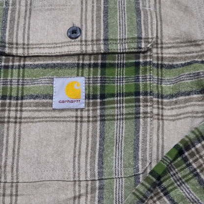 Camisa Carhartt Xgrande Xl Cafe Y Verde