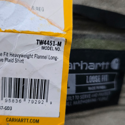 Camisa Carhartt Xgrande Xl Cafe Y Verde