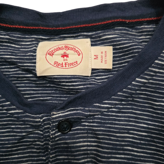 Playera Manga Larga Brooks Brothers Mediana M Azul