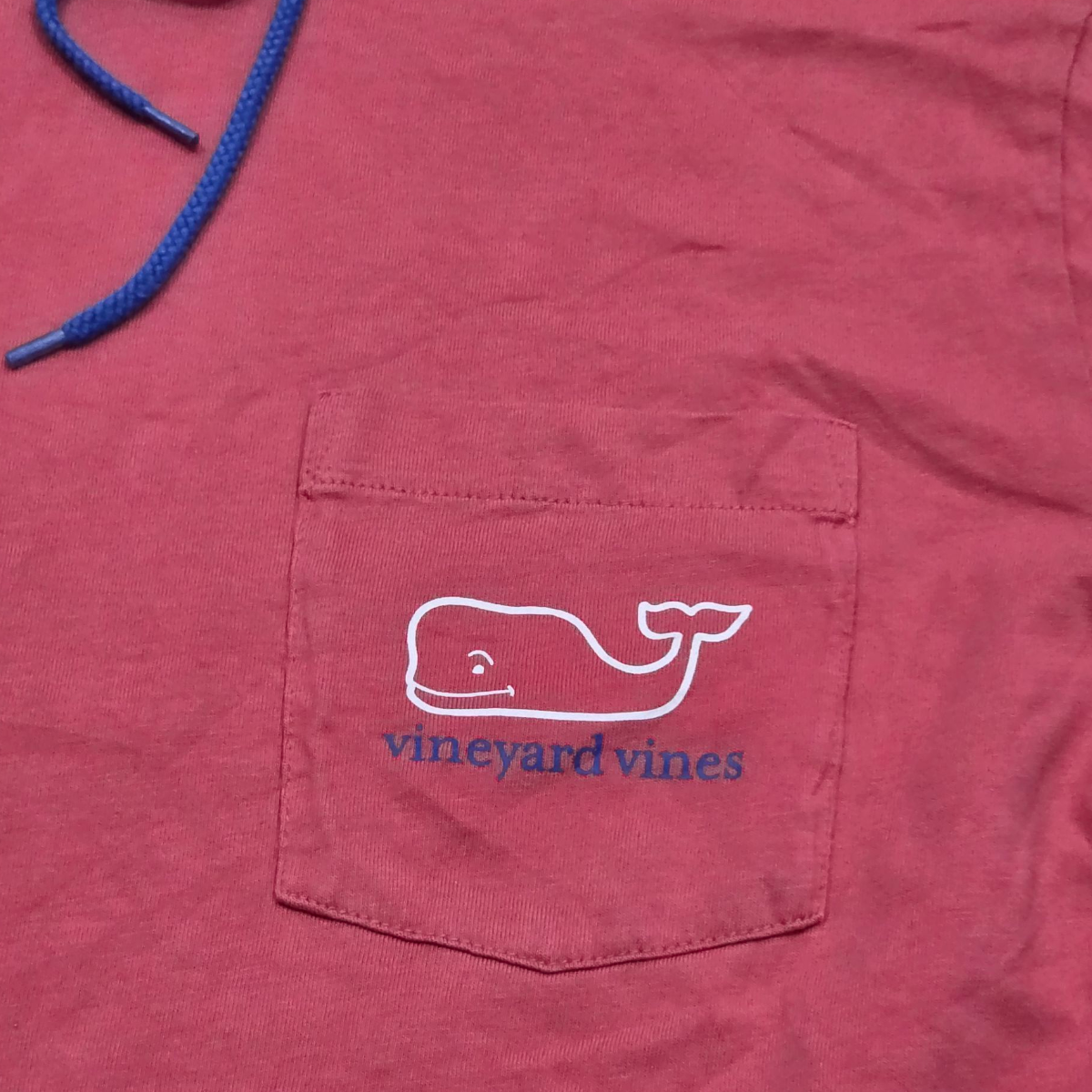 Playera Manga Larga Con Gorro Vineyard Vines Mediana M Coral