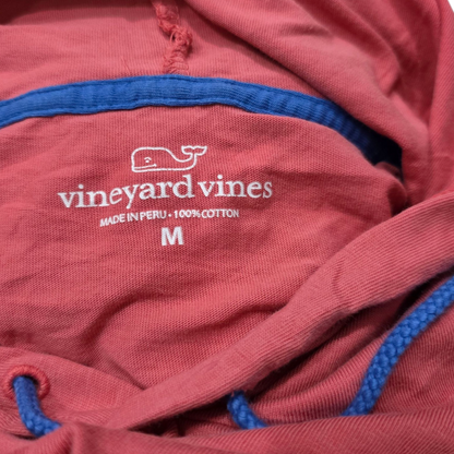 Playera Manga Larga Con Gorro Vineyard Vines Mediana M Coral