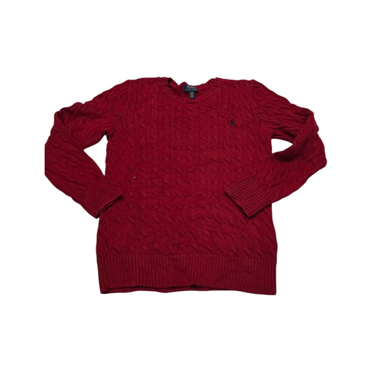 Sueter Tejido Ralph Lauren Xl Adolescente Xl 18-20 Rojo