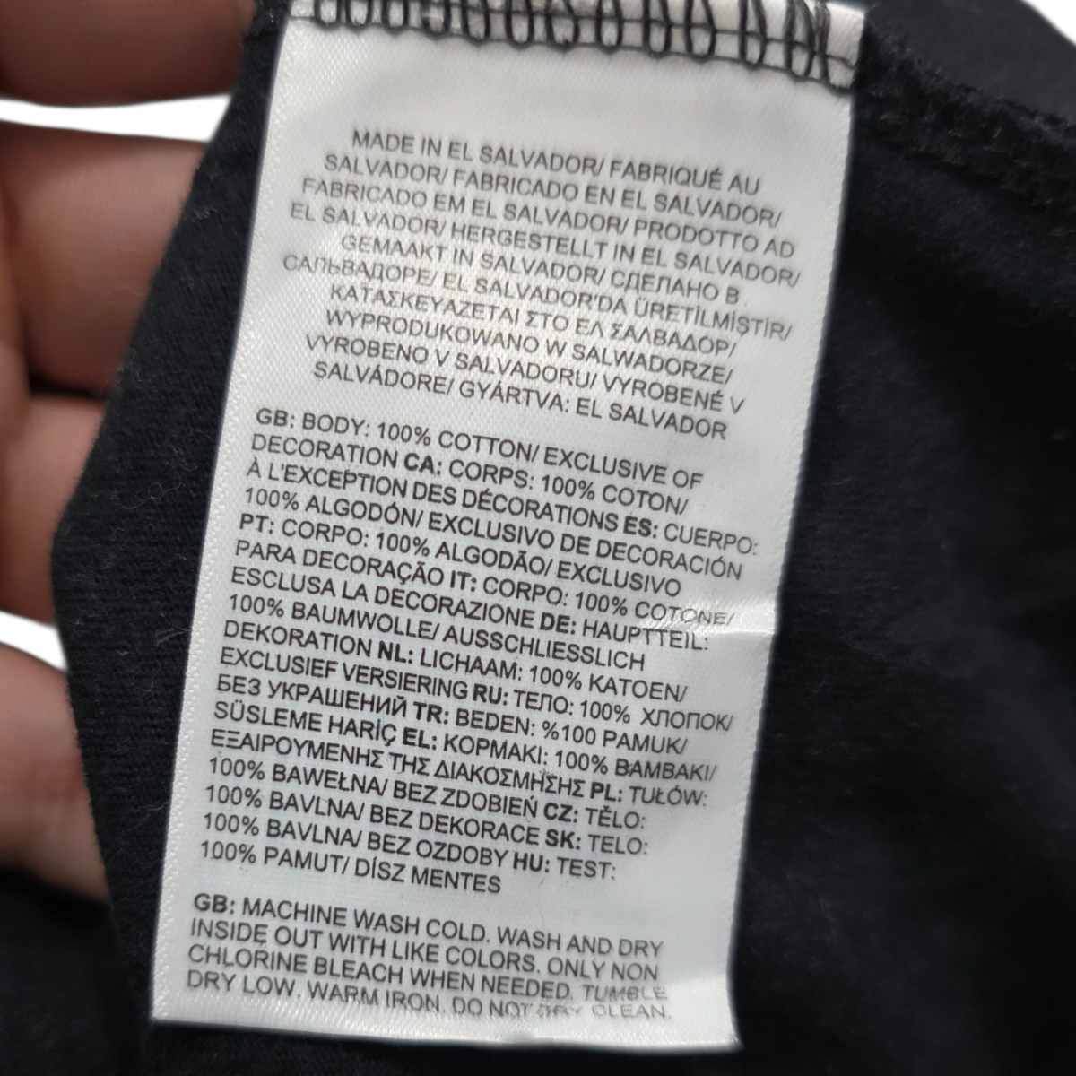 Playera The North Face Mediana M Negro