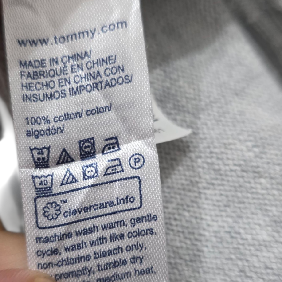 Sueter Tommy Hilfiger Mediano M Gris