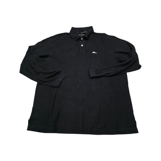 Playera Manga Larga Polo Tommy Bahama Grande L Negro