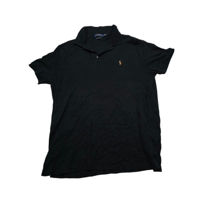 Playera Polo Ralph Lauren Grande L Custom Slimfit Negro