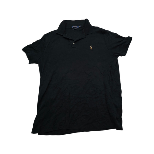 Playera Polo Ralph Lauren Grande L Custom Slimfit Negro