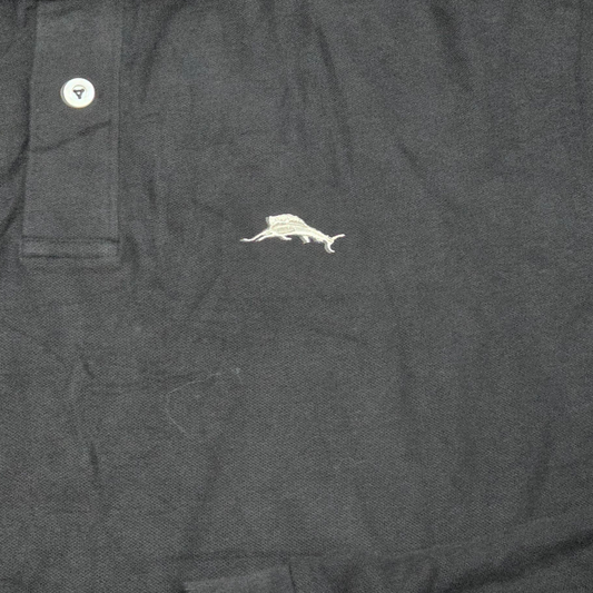 Playera Manga Larga Polo Tommy Bahama Grande L Negro