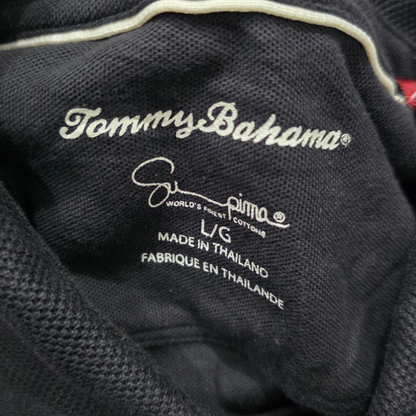 Playera Manga Larga Polo Tommy Bahama Grande L Negro