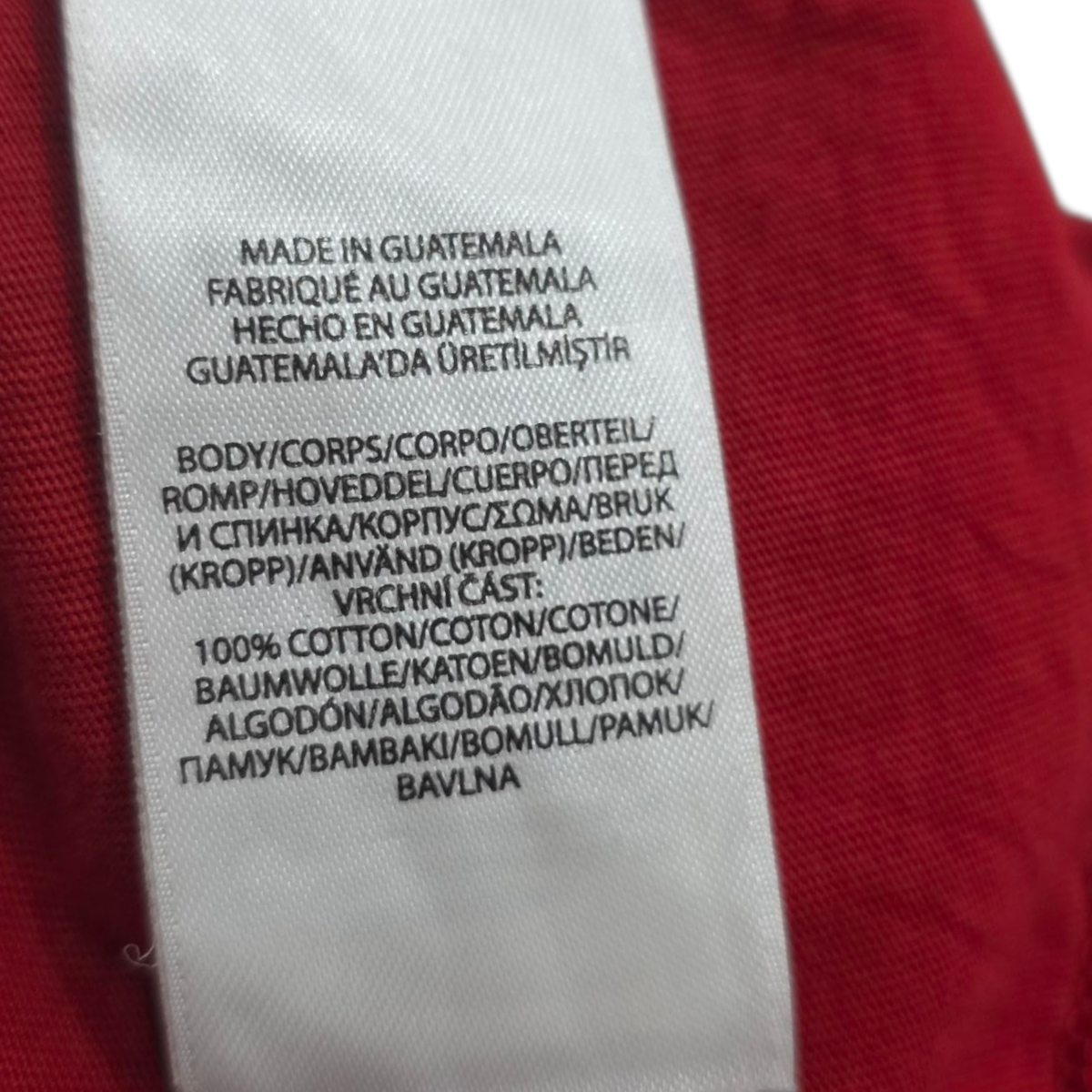 Playera Ralph Lauren Grande L Classic Fit Rojo Letras