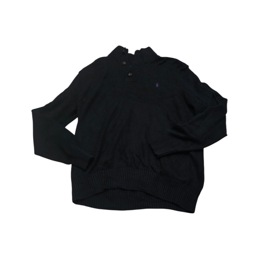 Sueter Ralph Lauren Grande L Negro Pony Morado