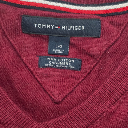 Sueter Tommy Hilfiger Grande L Vino Cuello V