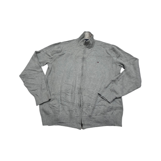 Sueter Tommy Hilfiger Grande L Gris Cierre